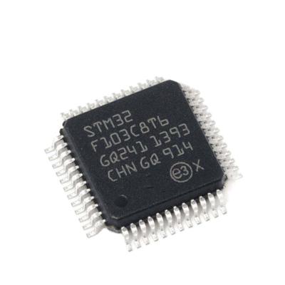 China Integrated Circuit Chip STM32F103C8T6 Standard IC MCU 32BIT 64KB FLASH Electronic Components 48LQFP STM32F103C8T6 Semiconductor Chip for sale