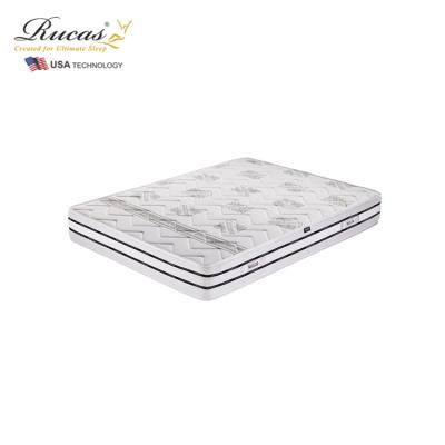 China Cheap Foldable Rucas M2103 Queen Mattress Memory Foam Pocket Spring Roll Up Pack Bed Mattress for sale