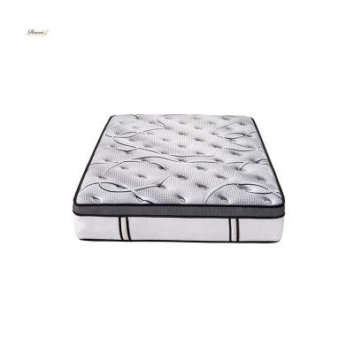 China Queen Size Organic Custom Box Spring Mattress Double Massage Sponge Rubber Wholesale Price Pocket Spring Mattress for sale