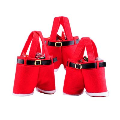 China 2019 Unique Christmas Decoration Santa Claus Candy Gift Bag Christmas Decoration Merry Christmas Candy Bags for sale