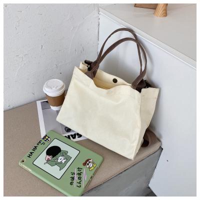 China High Quality Customized Eco Friendly Canvas Messenger Bags Shopping Bag And Canvas Korean Tote Bag for sale