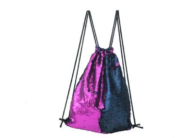 China Reversible Sequin Sling Backpack Bag Mermaid Colors Drawstring Drawstring Pocket for sale