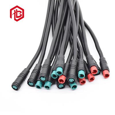 China E-Bike Battery Connector 2 4 6 8 Pin Mini Waterproof Connector Mini M6 Red Automotive Small Size Cable Connector for sale