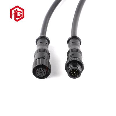 China IP67/IP68 automotive waterproof mini din 2 to 8pin M12 metal connector 3 pin electrical plug 4pin metal connector for sale