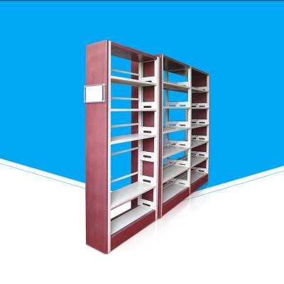 China New Modern Style Glazed Multilayer Metal Shelf For Library Or Study Room for sale