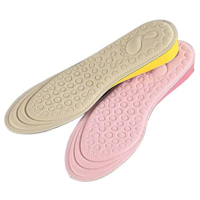 China Wholesale Invisible Massage Insole EVA Breathable Sports Invisible Heightening Insole Inner Heightening Insole for sale