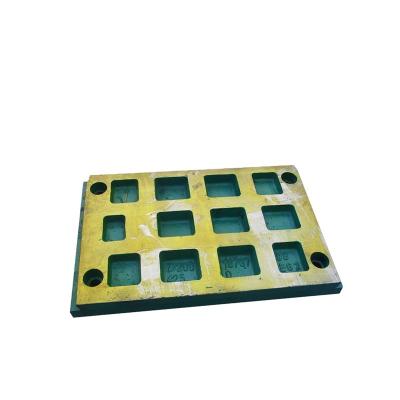 China Construction material stores nordberg c125 jaw crusher manganese frame top use parts jaw plate for sale