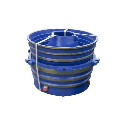 China Cone Crusher Mining Machine Parts Concave GP Cone Crusher Spare Parts And Mantle for sale