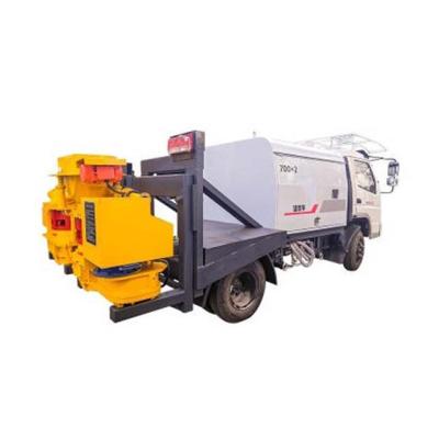 China Construction worksÂ   Large output capacity 5-14m3/h mounted shotcrete machine per truck with automatic feeding system for sale