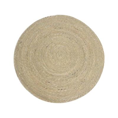 China Viable Handmade Craft Kitchen Straw Mat Corn Husk Hot Pad Insulation Cheap Place Mat for sale