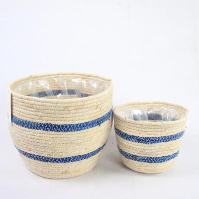 China Large Discount Natural Woven Basket Vegetable Plankton Storage Basket Home Decoration Laundry Basket Viable Factory Supply for sale