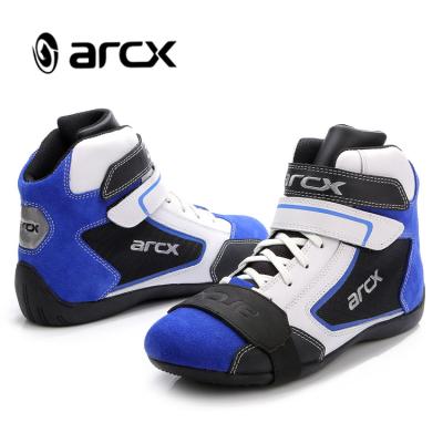 China Breathable ARCX Motorcycle Motorbike Shift Pad Boots Protective Mens Motocross Boots for sale