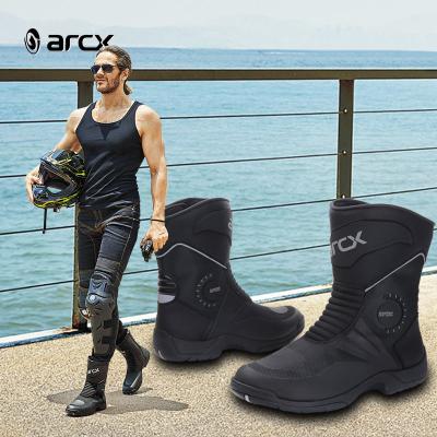 China Comfortable And Breathable ARCX Breathable Off Road Riding Boots Waterproof Wear Resistant Motorcycle Traveling Boots With ESA Protection for sale