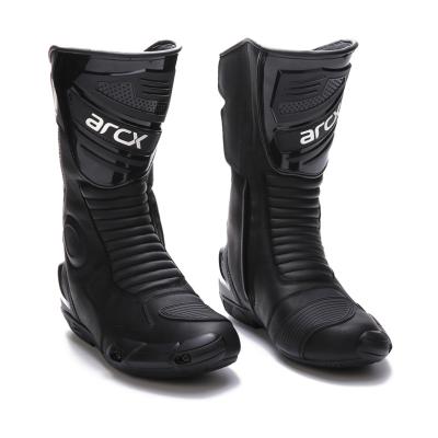 China ARCX Anti-Slippery Motorcycle Protective Boots Trim Leather Pack Boots Motorbike Shoes Riding Motorcycle Racing Boot for sale