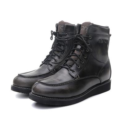 China Black Military Boots Outdoor Leather Safety Zipper ARCX Combat Shoes Tactical Safety Guard for sale