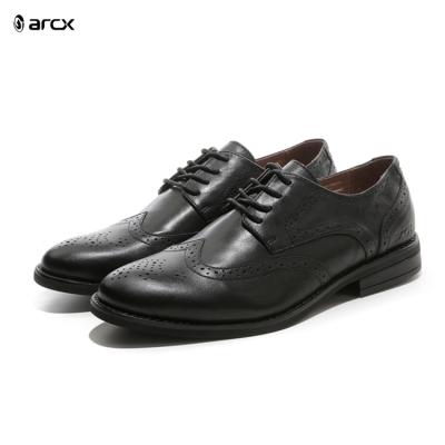 China British Style Men's Leather Brogue Leather Anti-odor ARCX Full Grain Men's Shoes Classic Business Shoes for sale