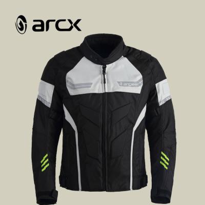 China ARCX Breathable Motorcycle Protection Racing Riding Jackets With Armor Motorbike Suit for sale