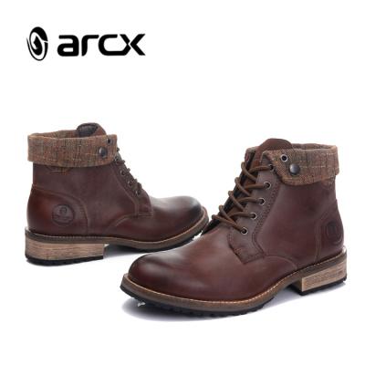 China ARCX Riding Boots Breathable Waterproof Vintage Motorcycle Boots Motorbike Motorcycle Riding Shoes for sale