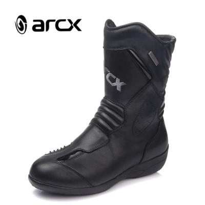 China ARCX Anti-slippery Boots Waterproof Motorcycle Woman Boots Women Motorcycle Fashion Women Leather Trim Boots for sale