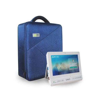 China HES-i7 ECG Portable Tablet Telemedicine Plastic Medical eclinic Monitor for Telemedicine equipmentse for sale