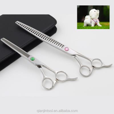 China Viable Dog Grooming Thinning Scissors and Pet Grooming Texturizing Shear for sale