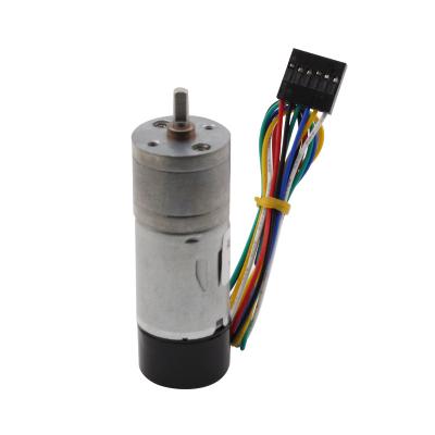 China Totally Enclosed 24 V Table Electric Fans Brushed Rc 12V Speed ​​DC Motor Encoder for sale