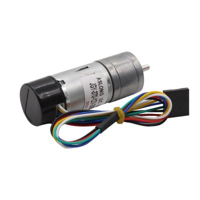 China Totally Enclosed 12V 24V Fan Brushed Speed ​​DC Motor With Encoder for sale