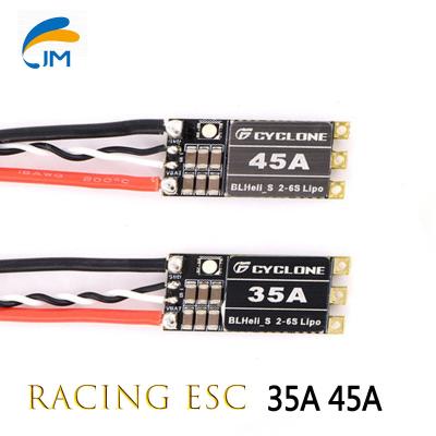 China RC Hobby Cyclone BLHeli_S 35A 45A ESC 2-6S Lipo Traversing Machine With Led Power Supply For RC FPV Quadcopter Airplanes Drone for sale