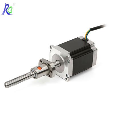 China 1.8 Degree 3A Hybrid Linear NEMA 23 (56.4X56.4mm) 2 Phase Bipolar Screw Ball Pitch Stepper Motor NEMA 23 Linear Actuators for sale