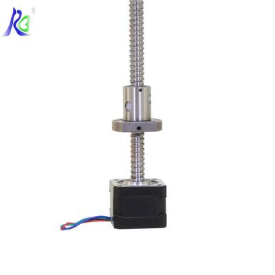 China China Manufacturer NEMA 17 Motor Stepper 42mm Ball Screw Linear Actuator High Accuracy Stepper Motor For 3D Printer for sale