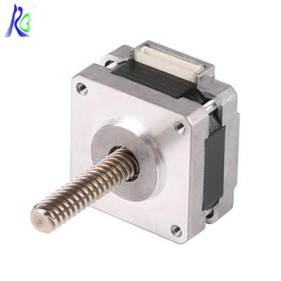 China 16HA Motion Worm Gear Stepper Motor NEMA 16 RB Smooth Linear Stepping Motor for sale