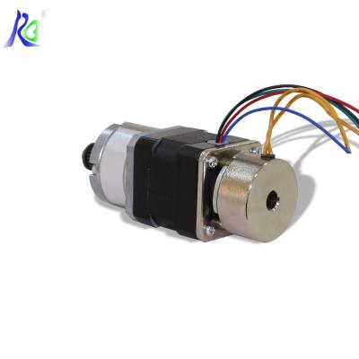 China 45kg.cm Planetary Gear Reducer Motor Robot Long Shaft NEMA 17 Stepper Motor 2 Phase 1.8 Degree Pitch With Brake for sale