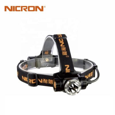 China Outdoor Super Bright LED Beam Light Long Distance 9W Work NICRON H30 (2600mAh) Rechargeable Headlight for sale