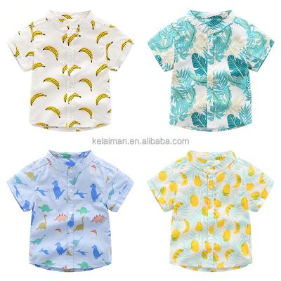 China High Quality Summer Shirt Cotton T-shirt Children's Clothing 2-14 Years Old Boys Shirt Kids Breathable Short Sleeve T-shirt For Kids for sale