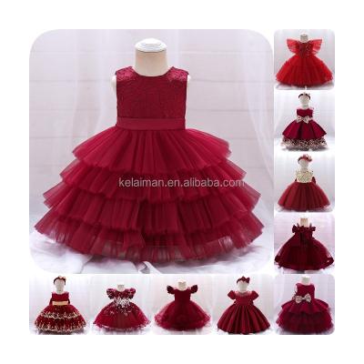 China 2023 New Viable Summer Wedding Party Baby Kids Dresses Girls Children's Party Princess Tutu Dress Casual Clothes Girls Dress for sale