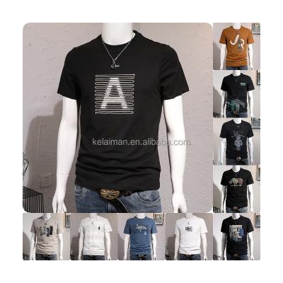 China Men's T-shirts Men's Crew Neck Short Sleeve Anti-Shrink Printed T-shirts Summer Mens Shirts Wholesale for sale