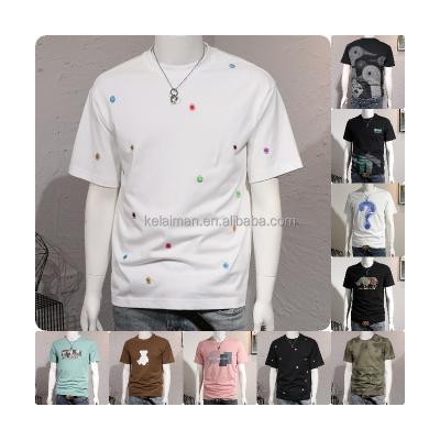 China High Quality Oversized 100% Cotton Top Anti-shrink Men's T-shirt Loose Summer For Men Women T-shirts for sale