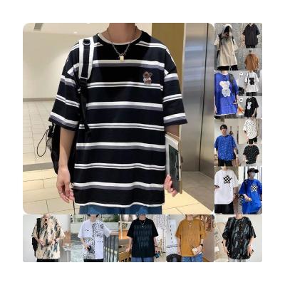 China High Quality Oversized Heavy Men's Heavy Roll Drop Shoulder Tee 100% Cotton Print Graphic T-shirt Anti Shrink Neck for sale