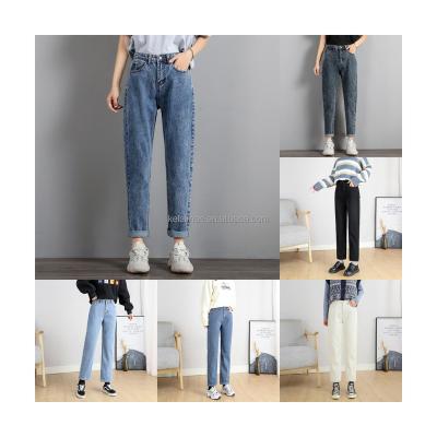 China Breathable High Waisted Stretch Ripped Casual Skinny Jeans Cowgirl Ripped Multicolor Jeans Wholesale for sale