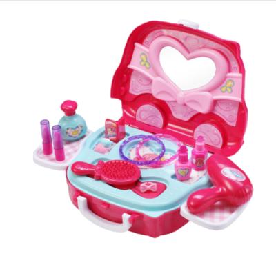 China Pretend Play Toy Set Kindergarten Plastic Pretend To Play Set Children's Makeup Toy For Girl Beauty for sale