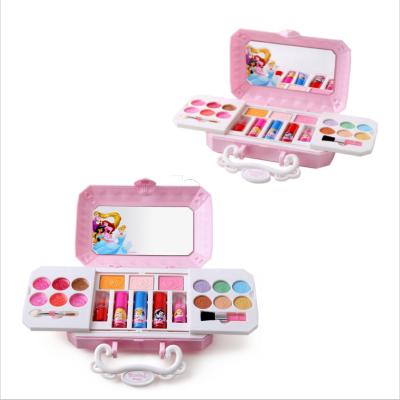 China Plastic Make Up Kit Hand Bag Girls Pretend Play Makeup Toys For Girls With Kit for sale