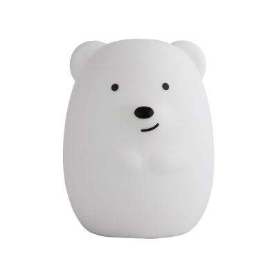 China Cute Minimalist Silicone Led Lamp Shape Night Light Animal Night Light for sale