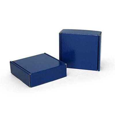 China Recyclable high quality matte printed fold lock corrugated boxes cosmetic set box for e-commerce delivery for sale