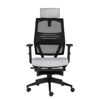 China (Size) 2022 WHOLESALE ERGONOMIC OFFICE MESH CHAIR ADJUSTABLE WITH FOOTREST for sale