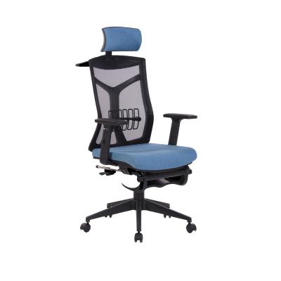 China (Height) 2022 Adjustable HOT SALE ERGONOMIC OFFICE MESH CHAIR WITH FOOTREST for sale