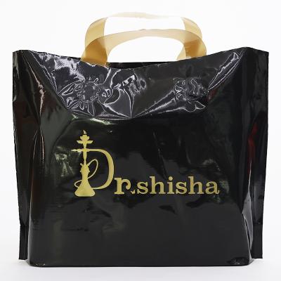 China Customized BIODEGRADABLE Portable Gift Plastic Clothing Shopping Bag for sale