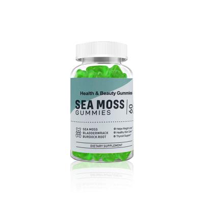 China Irish Sea Moss Gummies Vegan Private Label Health Food Keto Detox Support Vitamin Elderberry Healthy Immune Support Skin for sale