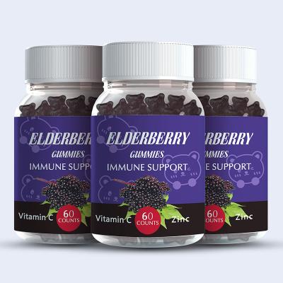 China Wholesale Health Care Food Supplement Black Elderberry Immune Support Gummies for sale