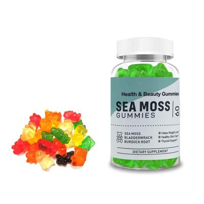 China Daily Organic Sea Moss Gummies Factory Price Private Mark Organic Vitamins Irish Sea Moss Gummies for sale