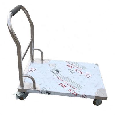 China Strong Capacity Wholesale China Supplier Stainless Steel Trolley Trolley Hand Food Service Trolley for sale